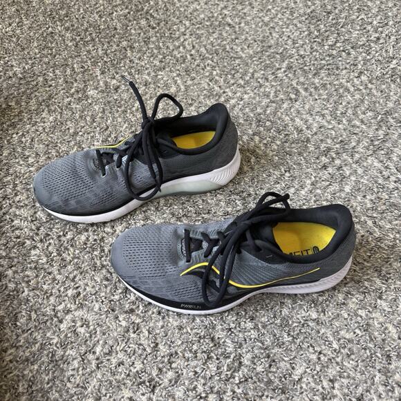Saucony Mens Guide 14 Lace Up Breathable Running Shoes Sneakers Size 10 Gray main image 9